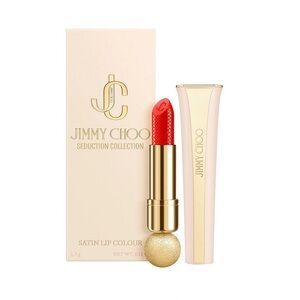 NWT Jimmy Choo Seduction Collection Satin Lip Colour 004 Coral Kiss